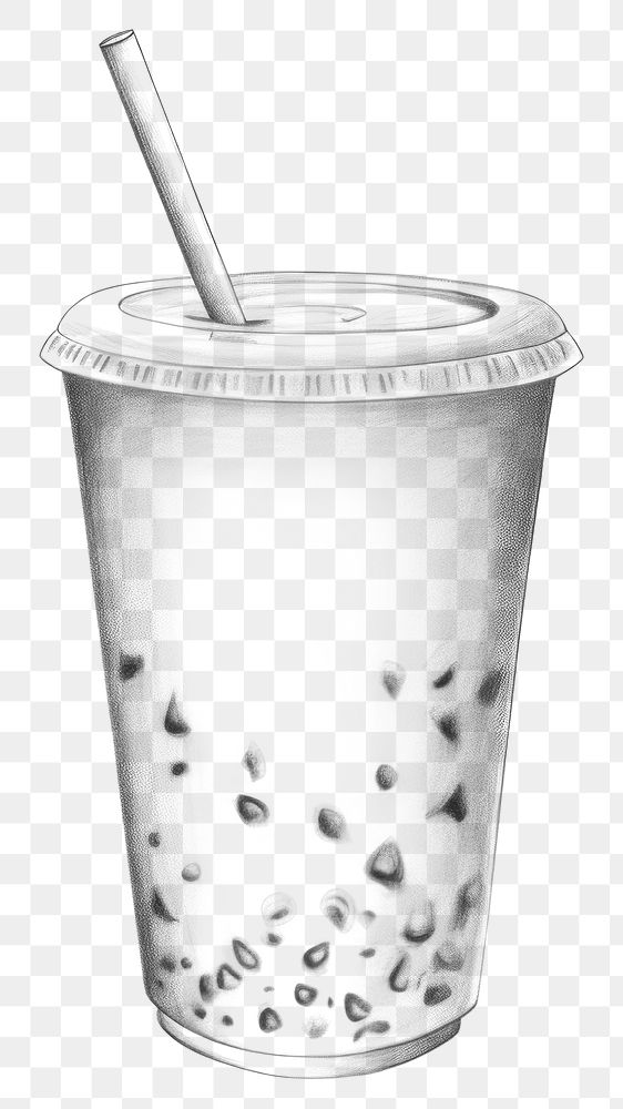 PNG Milk tea drink cup refreshment. AI generated Image by rawpixel.
