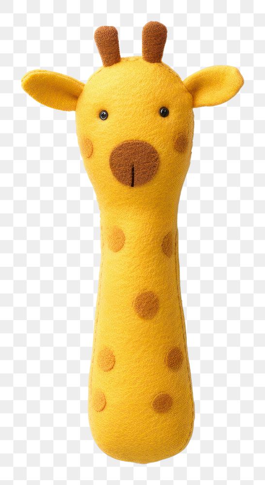PNG Toy giraffe animal plush. AI generated Image by rawpixel.