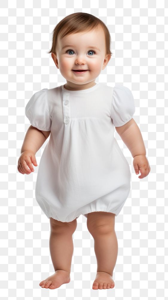 PNG Portrait dress baby photography. 