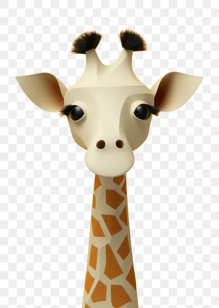 PNG Giraffe wildlife animal mammal. 