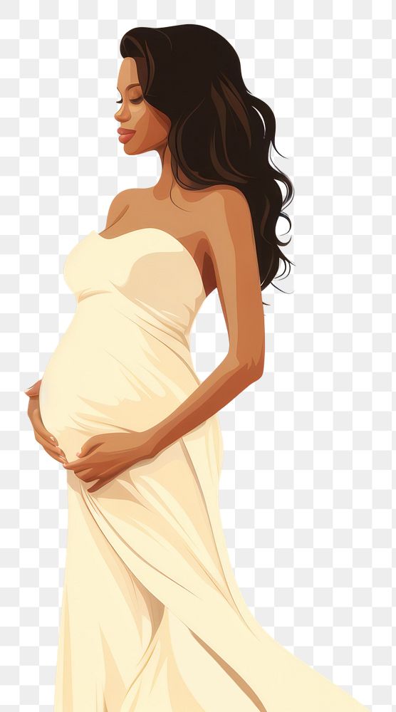 PNG Pregnant fashion adult dress. AI generated Image by rawpixel.
