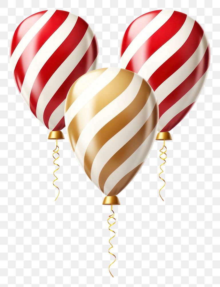 PNG 3 white red gold pattern balloons white background transportation celebration. AI generated Image by rawpixel.