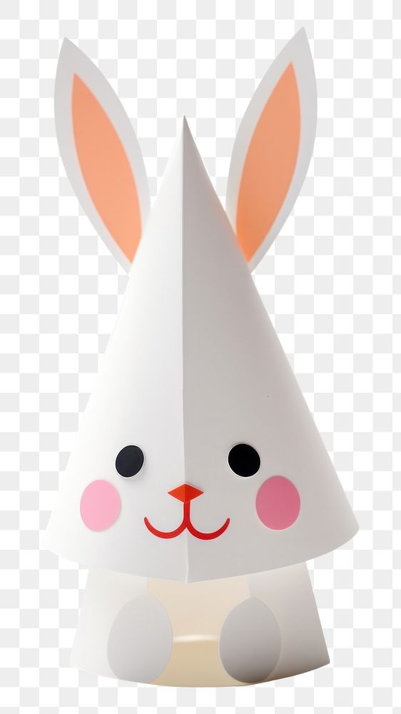 PNG Cartoon rabbit hat anthropomorphic representation. AI generated Image by rawpixel.