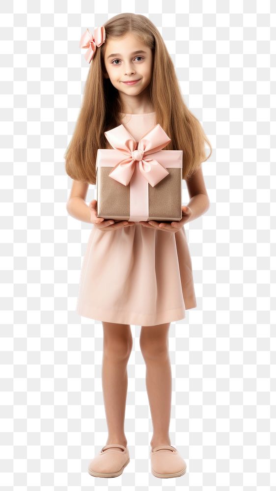 PNG Gift holding child girl. AI generated Image by rawpixel.