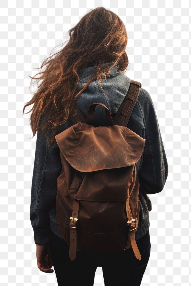 PNG Backpack outdoors travel adult. 
