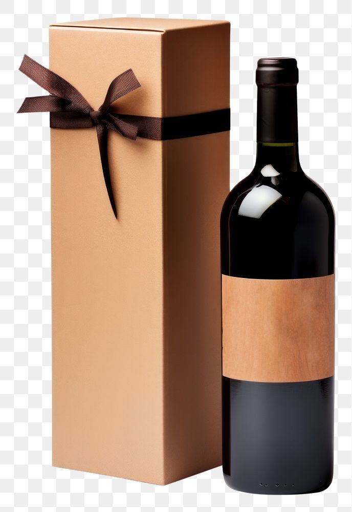 PNG Bottle wine drink box. AI generated Image by rawpixel.