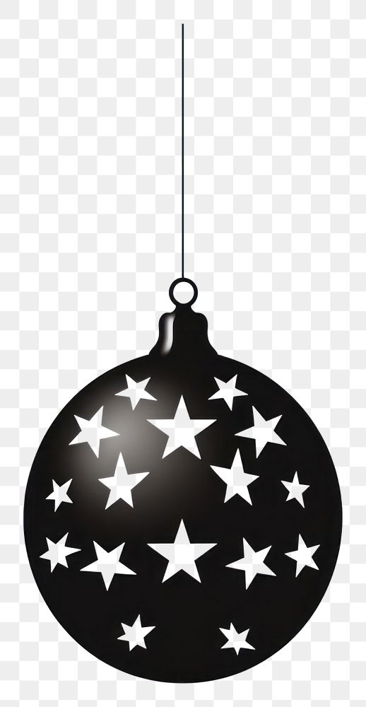 PNG  Christmas tree decoration christmas black. AI generated Image by rawpixel.