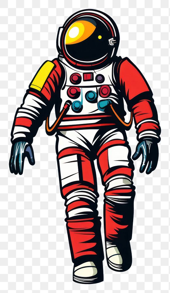 PNG Astronaut astronaut standing cartoon. AI generated Image by rawpixel.