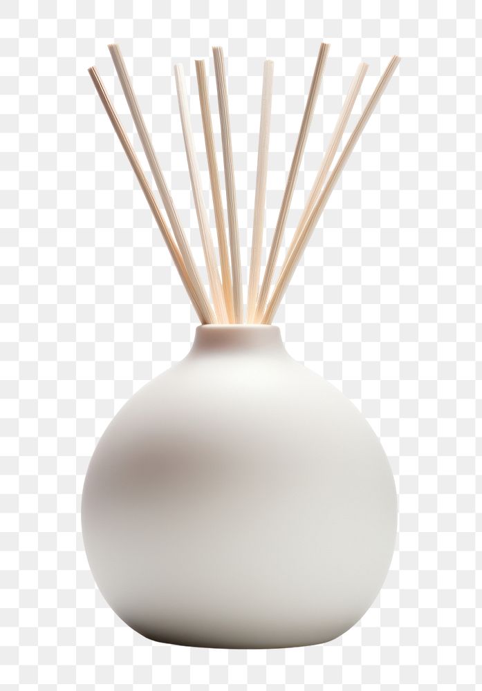 PNG Diffuser white vase simplicity. AI generated Image by rawpixel.