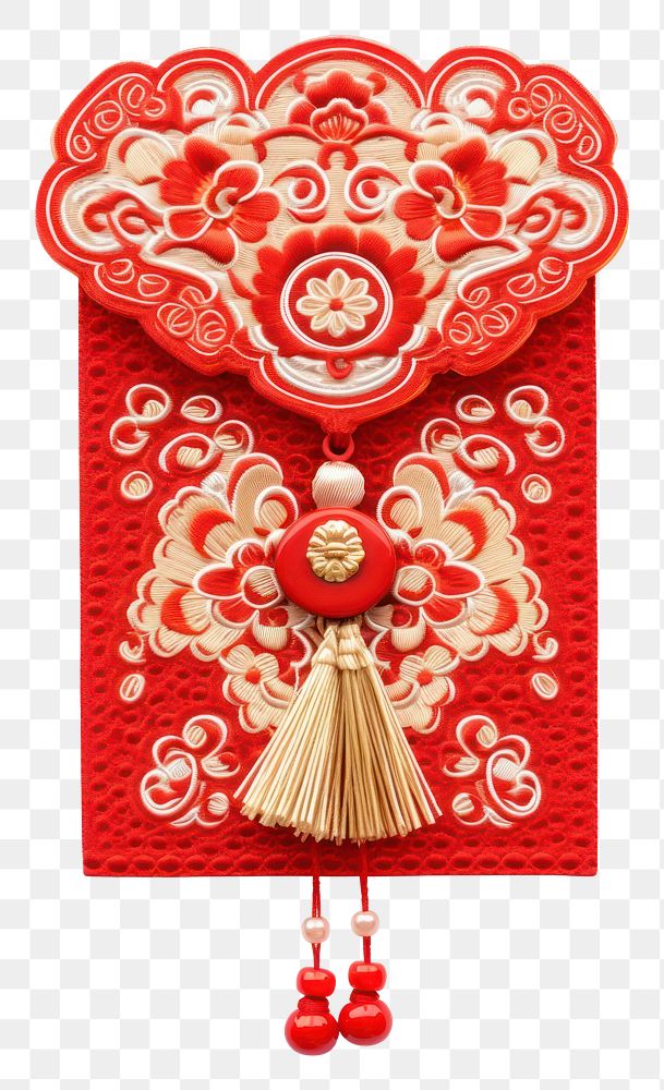 PNG Red envelope art red chinese new year. AI generated Image by rawpixel.
