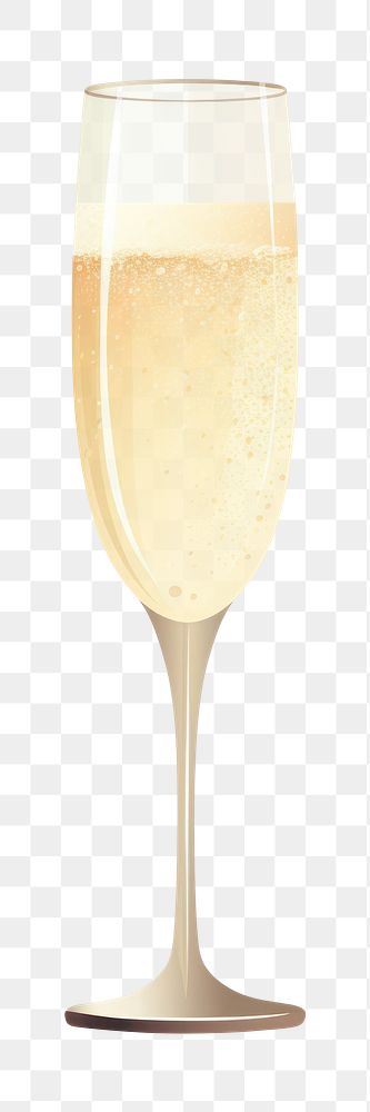 PNG  Glass champagne drink wine. AI generated Image by rawpixel.