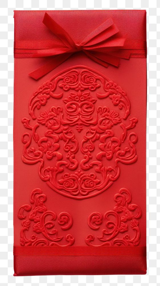 PNG Chinese angpao white background celebration decoration. AI generated Image by rawpixel.