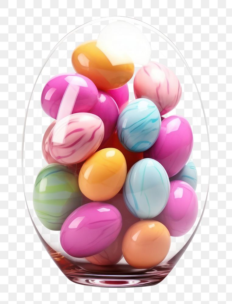 PNG  Easter egg product confectionery easter glass. AI generated Image by rawpixel.