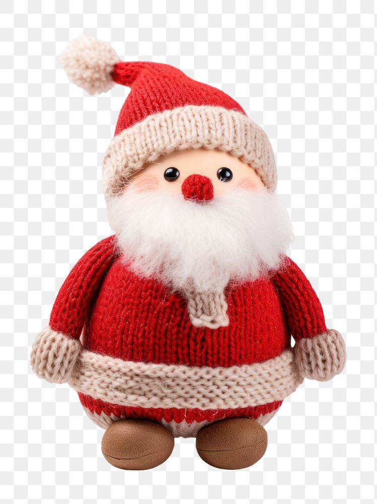 PNG Santa Claus toy christmas snowman. AI generated Image by rawpixel.