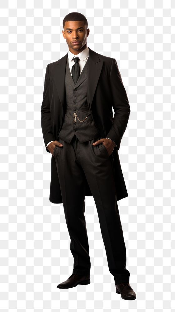 PNG  Businessman tuxedo adult black. 