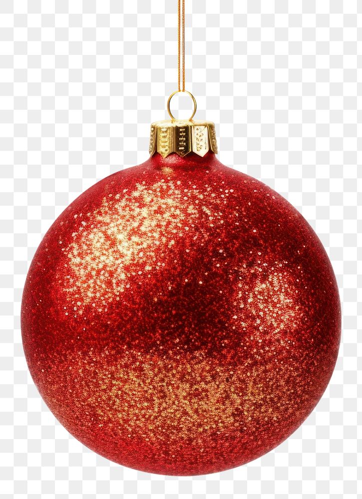 PNG Hanging Bauble christmas hanging glitter