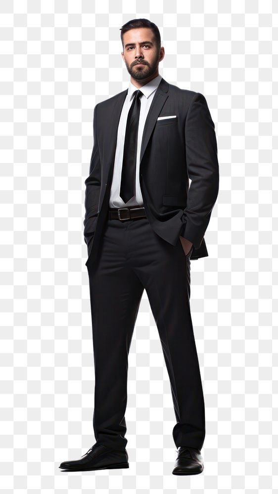PNG Businessman standing tuxedo blazer. AI generated Image by rawpixel.