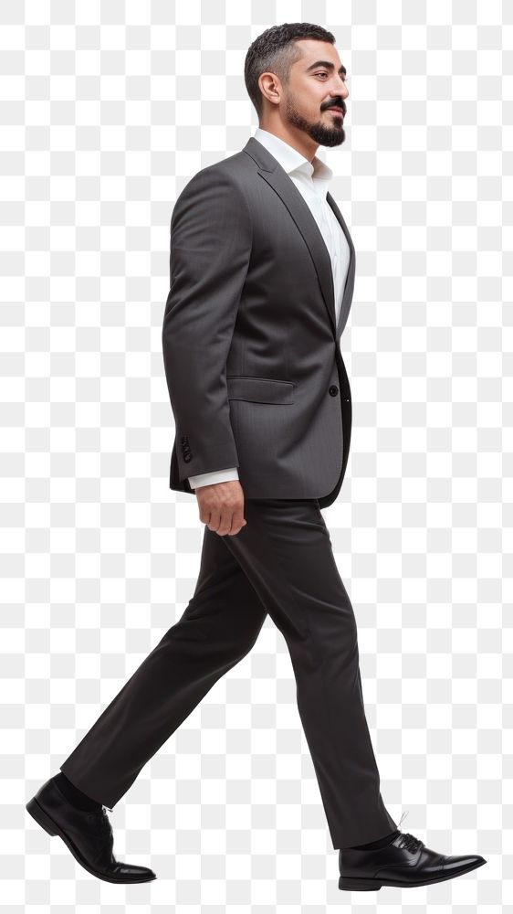 PNG Walking tuxedo blazer adult. AI generated Image by rawpixel.
