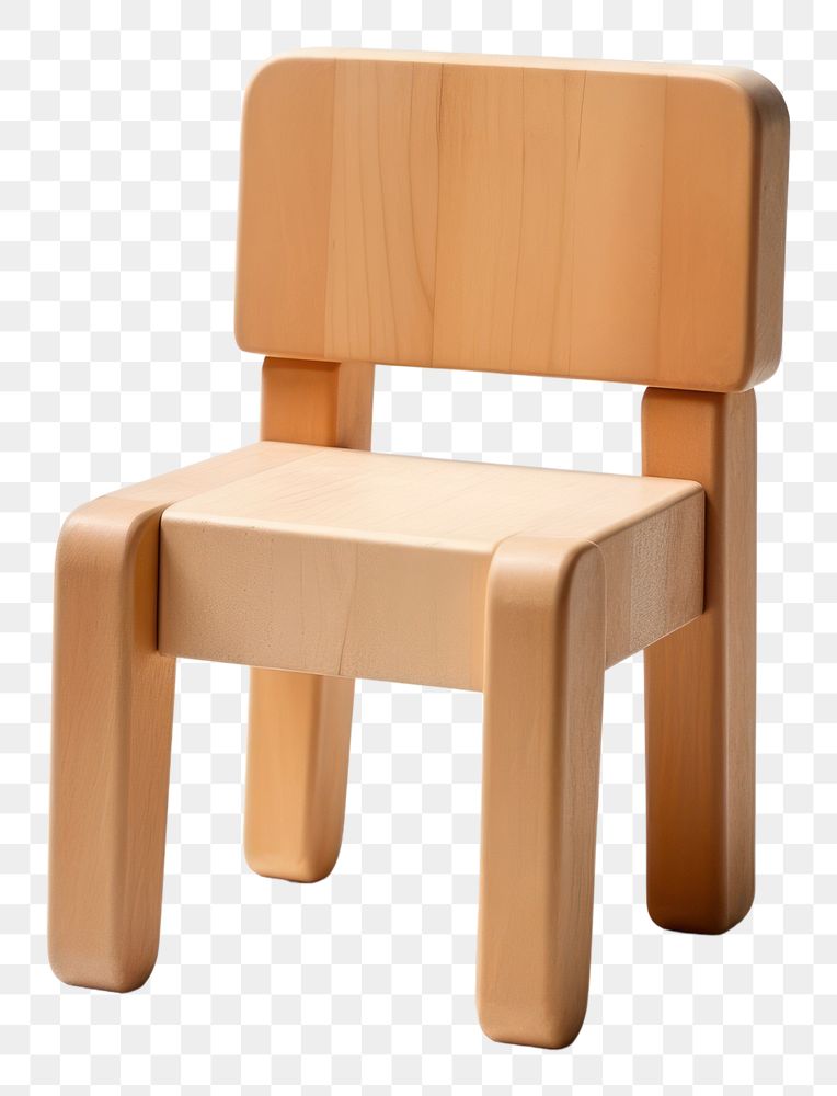 PNG Furniture chair wood simplicity. AI generated Image by rawpixel.