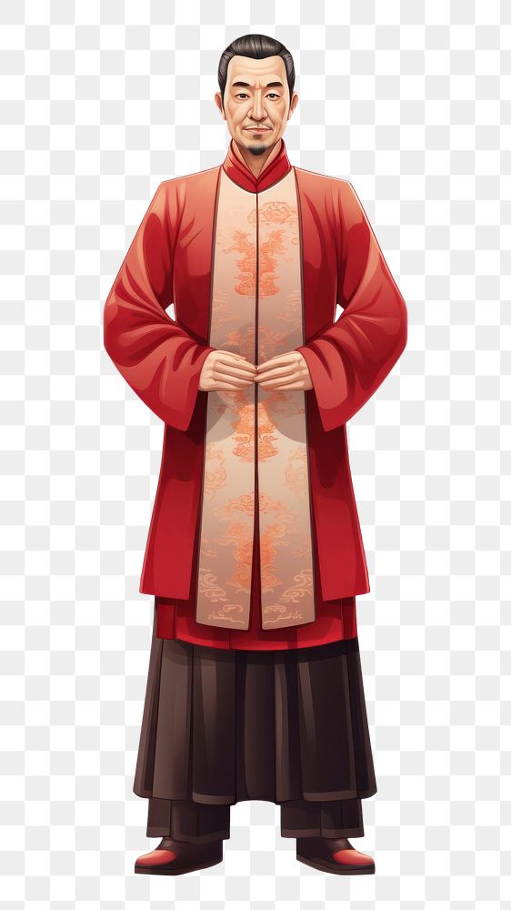 PNG Tranditional Chinese clothing adult man spirituality. AI generated Image by rawpixel.