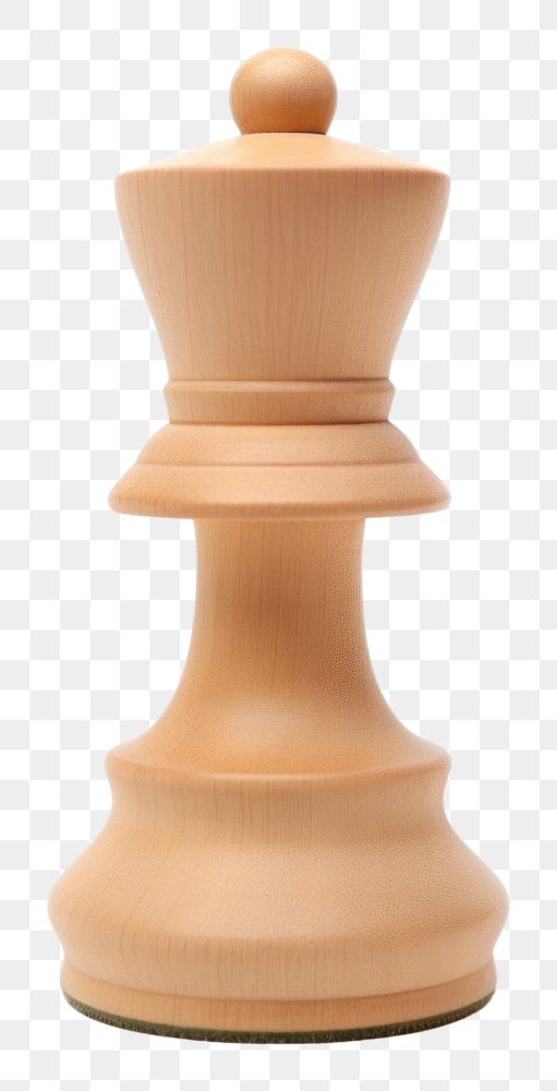 PNG  Wooden Chess pawn chess game white background. AI generated Image by rawpixel.