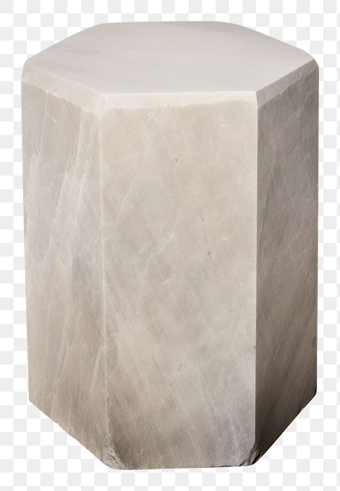PNG Stone prism furniture white background rectangle. AI generated Image by rawpixel.