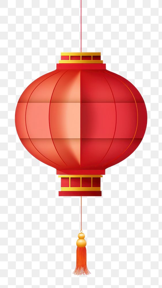 PNG Chinese lantern chinese new year white background chinese lantern. AI generated Image by rawpixel.