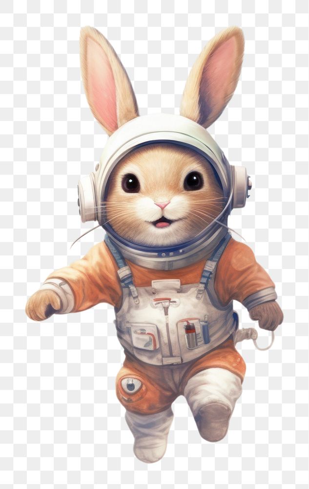 PNG Astronaut cute toy white background. AI generated Image by rawpixel.