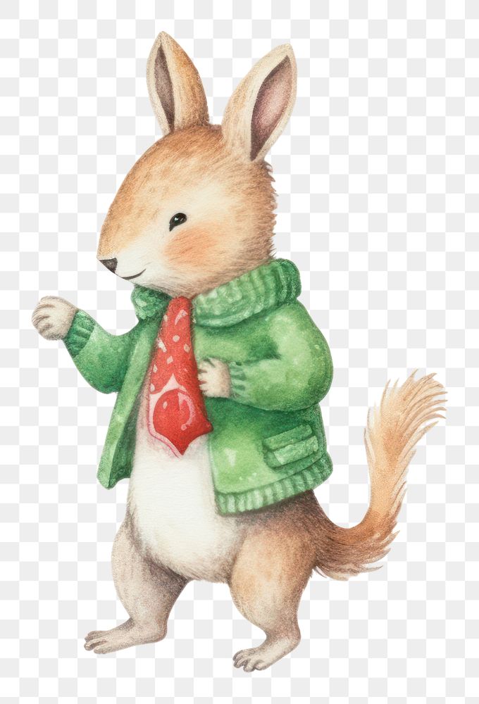 PNG Two squirrel wearing christmas clothes rodent mammal animal. 