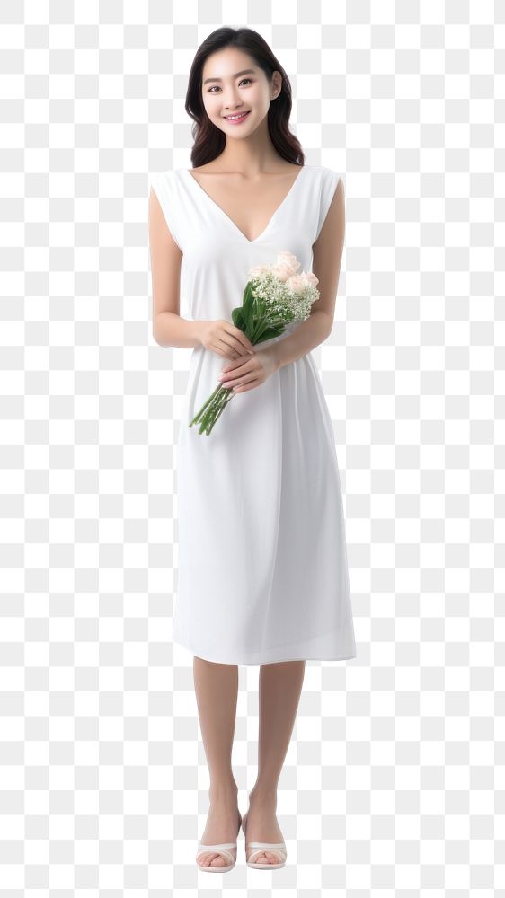 PNG Fashion wedding flower dress. AI generated Image by rawpixel.