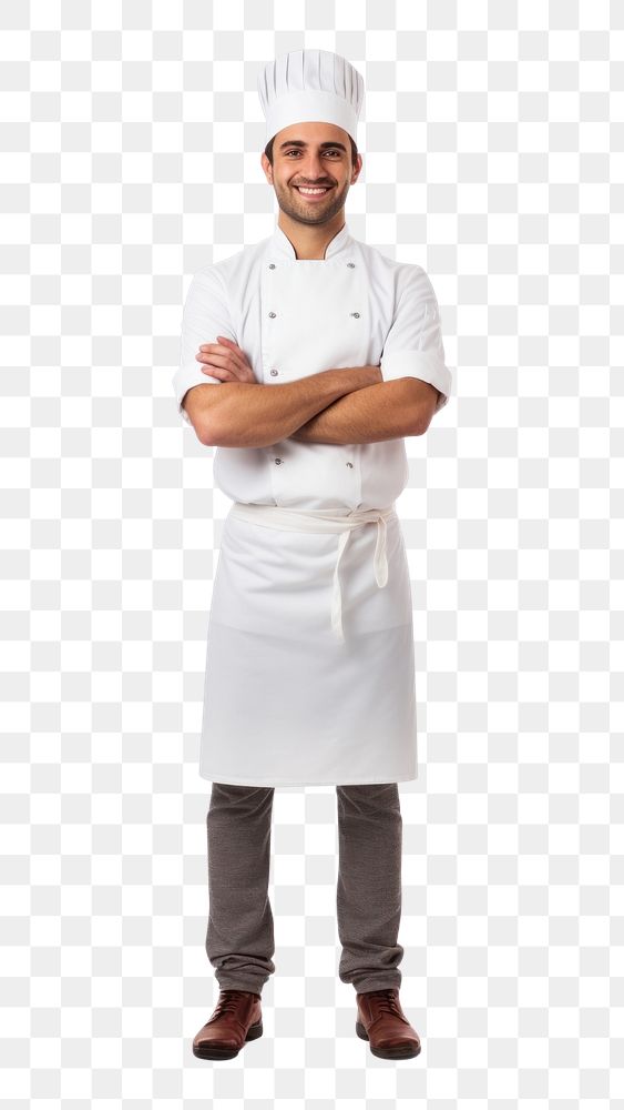 PNG A male baker standing adult chef. AI generated Image by rawpixel.