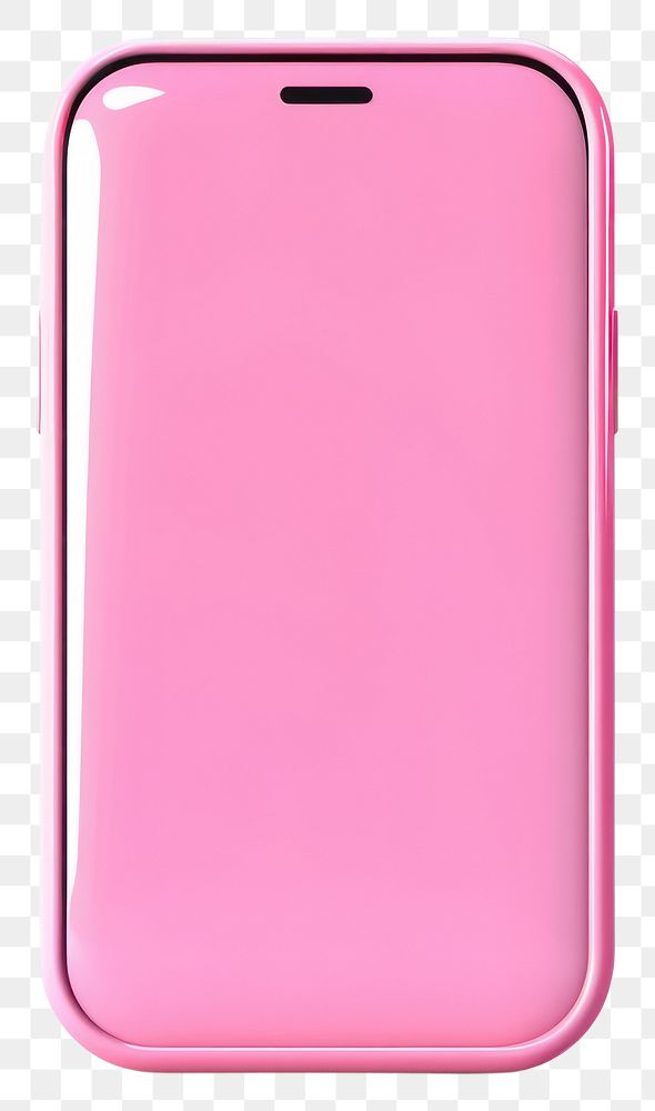 PNG  Phone screen pink white background. AI generated Image by rawpixel.