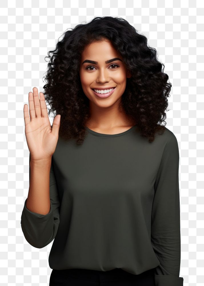 PNG African american woman portrait adult smile. AI generated Image by rawpixel.