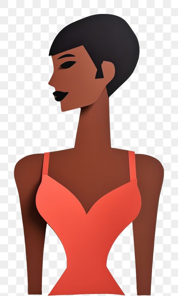 PNG  Happy black woman adult representation creativity. AI generated Image by rawpixel.