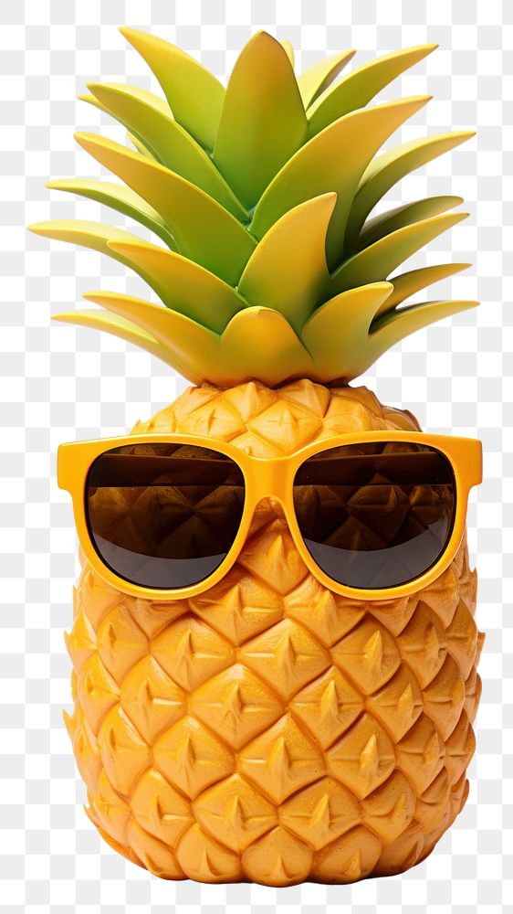 PNG Pineapple wearing sunglasses plant | Premium PNG - rawpixel