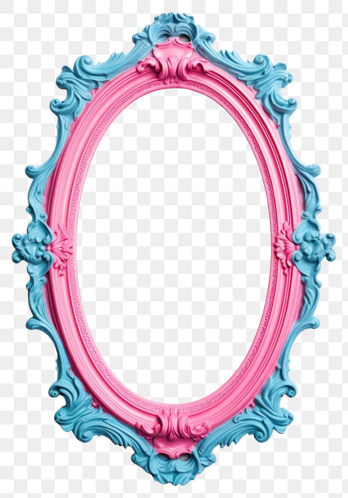 PNG  Mirror photo pink oval. AI generated Image by rawpixel.