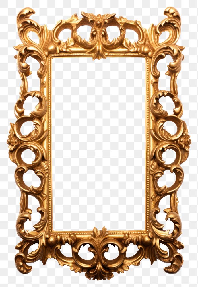 PNG Gold frame Renaissance mirror | Premium PNG - rawpixel