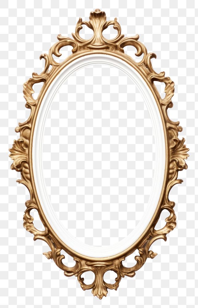 PNG  Jewelry mirror frame photo. AI generated Image by rawpixel.