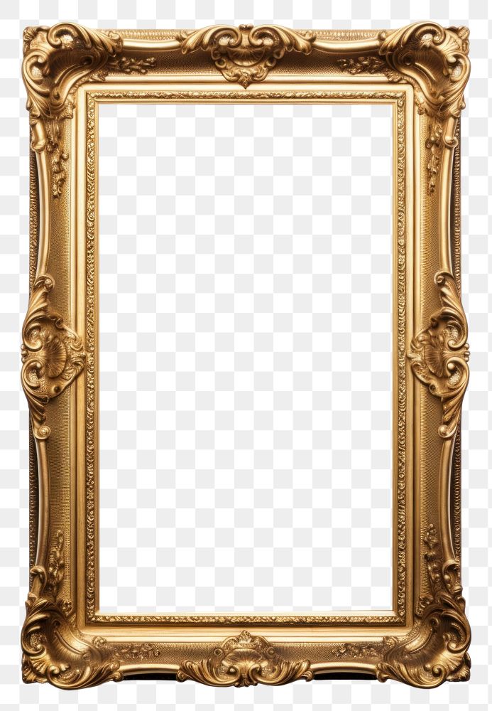 PNG  Gold Renaissanceframe backgrounds photo white background