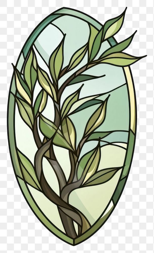 PNG  Glass Rosemary rosemary plant art. AI generated Image by rawpixel.