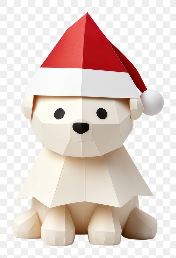 PNG  Christmas hat cute toy white background. AI generated Image by rawpixel.