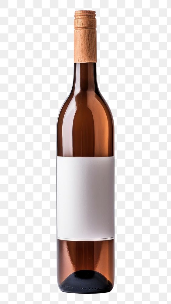 PNG  Wine bottle glass drink white background. AI generated Image by rawpixel.