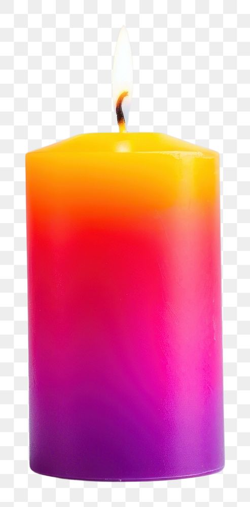 PNG Color candle fire white background spirituality. AI generated Image by rawpixel.