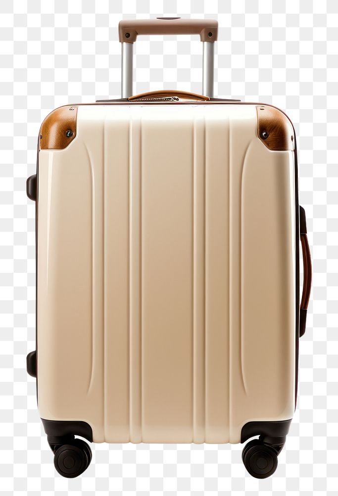 PNG  Luggage suitcase white background architecture. AI generated Image by rawpixel.