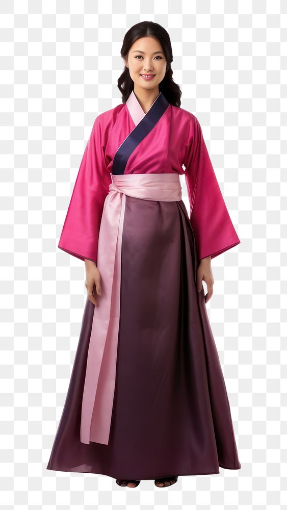 PNG Korean fashion kimono dress. AI generated Image by rawpixel.