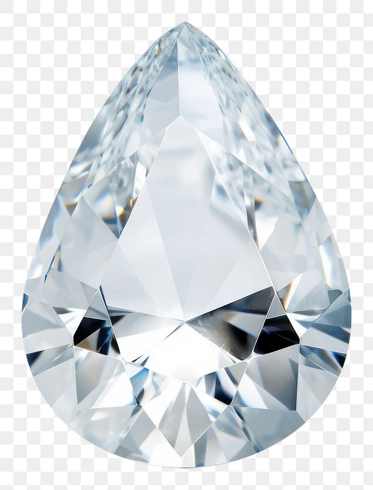 PNG  Diamond gemstone jewelry white. AI generated Image by rawpixel.