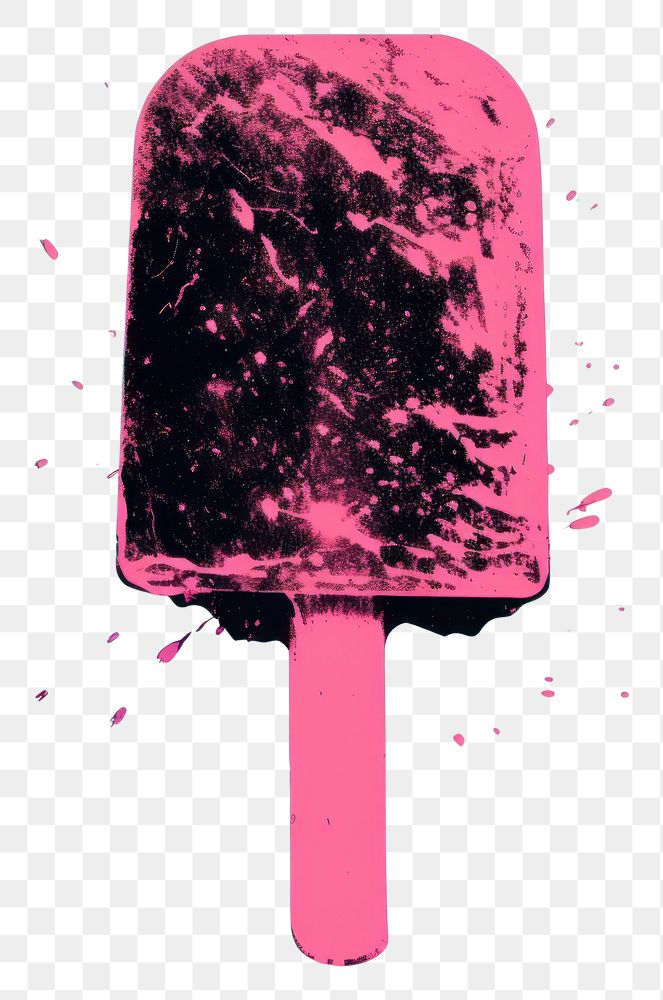PNG Popsicle dessert food pink. AI generated Image by rawpixel.