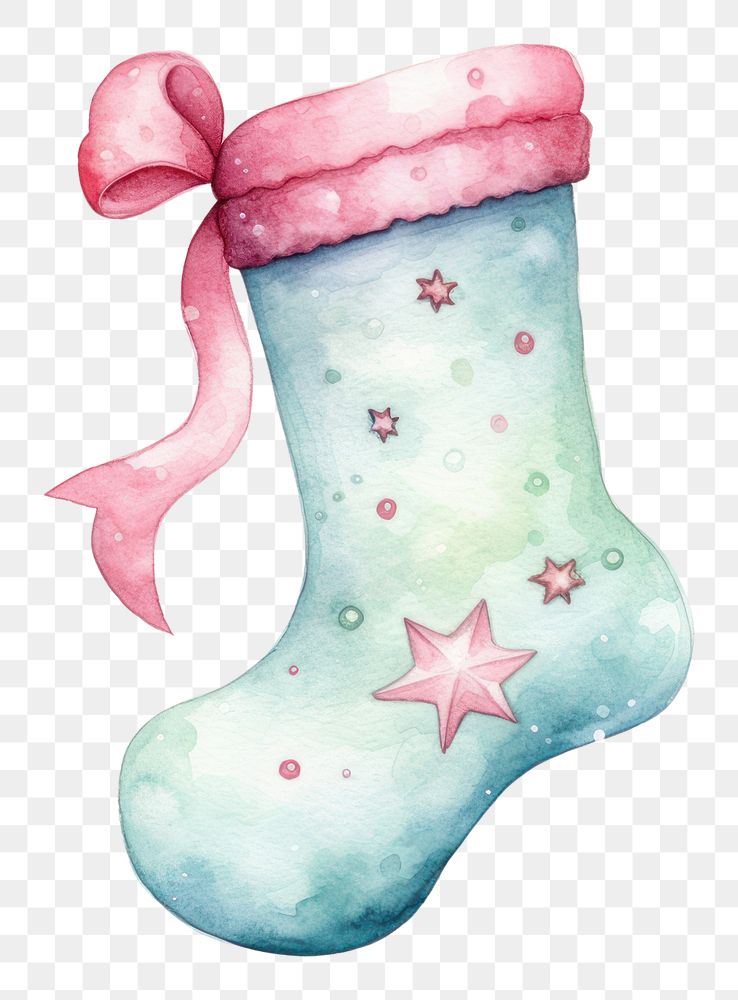 PNG Christmas stocking celebration creativity decoration. AI generated Image by rawpixel.
