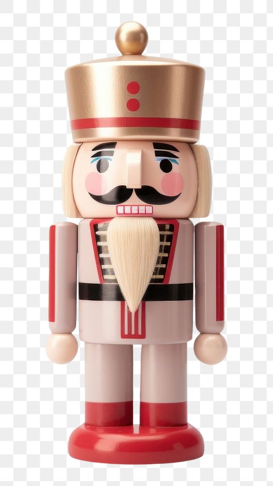 PNG Nutcracker toy white background representation. AI generated Image by rawpixel.
