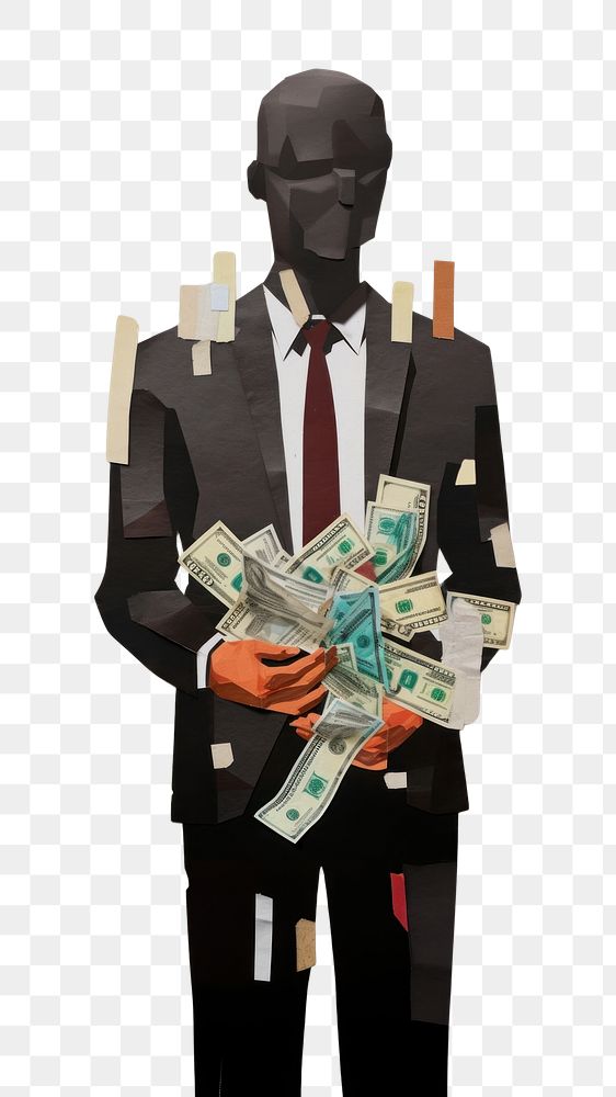 PNG Money adult art man. AI generated Image by rawpixel.